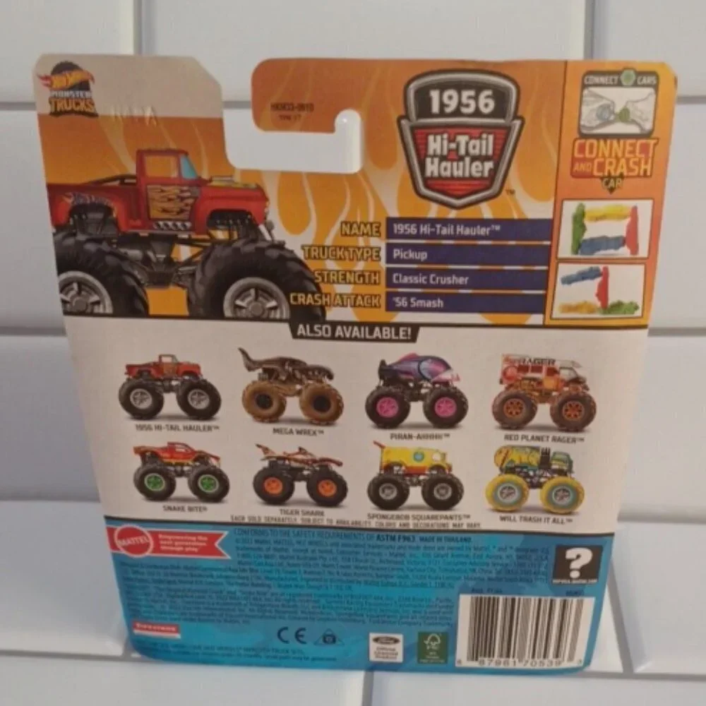 Hot Wheels 2023 Monster Trucks Crash Legends 2/5 1956 Hi-Tail Hauler